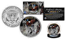 APOLLO 11 50th Anniversary Man on Moon Genuine JFK Kennedy Half Dollar US Coin picture