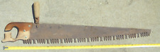 Vintage 42” Crosscut  1  One Man Logging Hand Saw Warranted Superior , USA picture