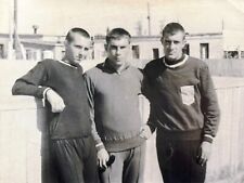 1969 Three Sports Young Handsome Guys Affectionate Men Gay Int Vintage Photo picture