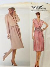 Vintage Vogue Pattern Adele Simpson 70's Midi Dress Jacket  #2920 UNCUT Sz 6 picture