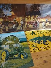 John Deere Signs Lot Of 4 picture