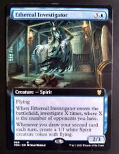 MTG Crimson Vow - Ethereal Investigator - Extended Art Rare picture
