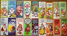 Lot 10 UNUSED Custom/Smile Contemporaries Vintage Adult Holiday Christmas Cards picture