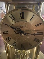 Bulova Gold Moving Clock W Germany RARE picture
