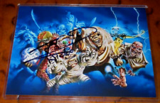 Nicko McBrain drummer signed autographed photo Iron Maiden Run to the Hills 666 picture