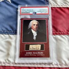 James Madison Handwritten Word Removed From an Autograph Letter Signed PSA picture