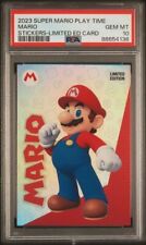 2023 Panini Super Mario Play Time Limited Edition Mario PSA 10 POP 6 picture