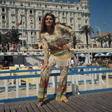 Austrian Actress Senta Berger In Cannes 1969 OLD PHOTO picture