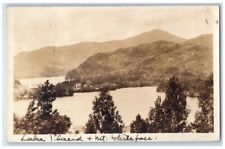 1923 Lake Placid Mt. Whiteface View New York NY RPPC Photo Posted Postcard picture