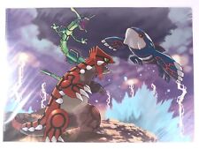 Rayquaza Kyogre Groudon Pokemon Center Game Artworks Clear File From Japan F/S picture