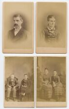 4 Antique CDV C.1870s Photographs Portraits of a Family A C Washburn Kincardine picture