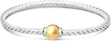 Beach Ball Twist Bracelet from Cape Cod Two-Tone 14K Solid Ball Gold and 925 Ste picture