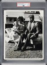 JOHN F. KENNEDY CAROLINE JACQUELINE ONASSIS 1960 8X10 ORIGINAL TYPE 1 PHOTO PSA picture