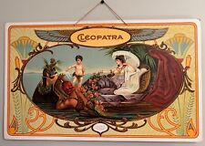 RARE Cleopatra Soap Advertising Chromolitho Sign Cardboard La Union Cincinnati picture