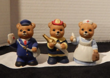 Vintage homco Career bear set Of 3 figurines 8805 picture