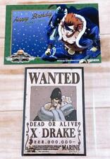 One Piece Drake Novelty Arrangement Book Birthday Card Mugiwara Store Limited picture