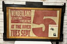 Antique Wonderland Floating Theater Flag Banner Delta Queen Steamboat picture