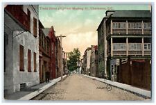 Charleston South Carolina Postcard Tradd Street Meeting Exterior c1910 Vintage picture