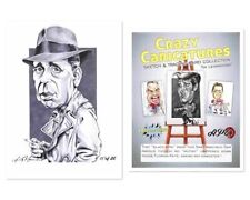 Crazy Caricatures Signed Poster Print Bogie  by Tim Levandoski  8 X 10 picture