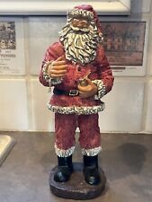 Windsor Collection Tall Heavy Santa with Pipe in Hand Collectable Figurine picture