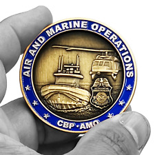EL11-017 CBP Air and Marine Ops AMO Operations challenge coin Air Interdiction A picture