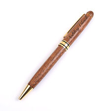Personalized Maple Wood Ballpoint Pens set Customized Laser Engraved bulk pens picture