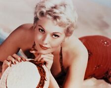 Kim Novak 24x36 inch Poster in bathing suit on beach picture