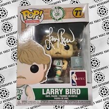 Larry Bird Signed Funko Pop #77 Basketball Boston Celtics NBA Rare PSA COA picture