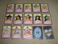 1992 Panini Mattel Barbie Foil Sticker Insert Set (15)   ExMt picture