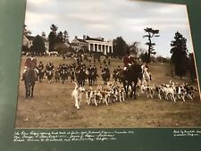 Famous Photographer MARSHALL P HAWKINS Photograph Carter Hall  VA. FOXHUNTING picture