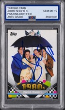 2011 Topps American Pie #162 Jerry Seinfeld Seinfeld Premieres 10 Auto PSA picture