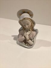 Vintage Lefton Hand Painted Ceramic Madonna Planter Figurine KW1462 picture