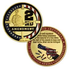 The Second Amendment of the United States Gold Challenge Coin picture