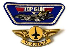 TOP GUN MAVERICK PILOT COSTUME PATCH & WING PIN picture