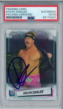 Dolph Ziggler Signed Autograph Slabbed 2021 WWE Topps Chrome Card PSA DNA picture