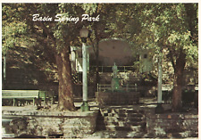 Eureka Springs AR Arkansas, Basin Spring Park, Vintage Postcard picture