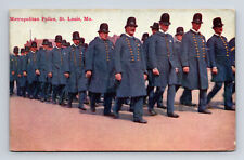 c1910 St. Louis Metropolitan Police St. Louis Missouri MO Postcard picture