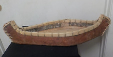 Wooden Canoe   Miniature Replica 24