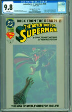 Adventures of Superman 500 CGC 9.8 Platinum Variant 1st Superboy Cyborg Steel  picture