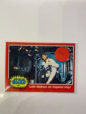 1977 Star Wars Trading Cards Luke destroys an imperial ship picture