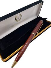 Rosewood Ballpoint Pen Luxury with Gold Tone Accent The Paradies Shops picture