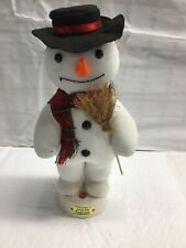 Vintage 1996 GEMMY North Pole Productions Musical Standing Snowman picture
