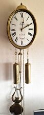 Vintage Wall Clock Hermle French Lantern Style Bell Strike Pendulum 8 Day picture