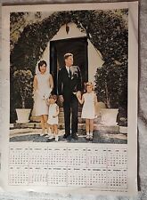 10x14 Glossy 1964 Wall Calendar-John F Kennedy - JFK picture
