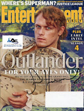 SAM HEUGHAN AUTOGRAPH SIGNED ENTERTAINMENT WEEKLY MAGAZINE OUTLANDER COA picture