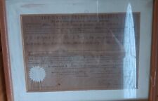1857 Land Deed From President James Buchanan To James M Defrance picture