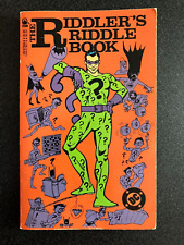 THE RIDDLER'S RIDDLE BOOK DC COMICS  by david levin 1st Printing 1988 picture
