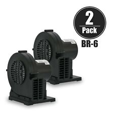 XPOWER BR-6 1/8 HP Indoor Outdoor Holiday Decoration Inflatable Blower 2 Pack picture