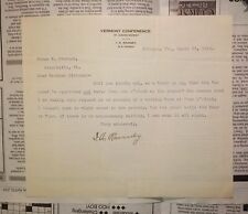1910 - Methodist Episcopal Church - Johnson VT - I A Ranney - Letter picture