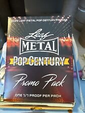 2023 Leaf Metal POP CENTURY 1/1 Proof Promo Pack Factory Sealed Brand New picture